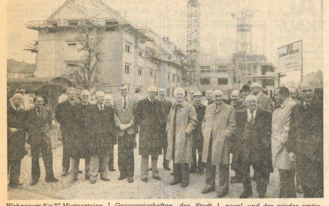 Richtfest für 27 Sozialwohnungen …