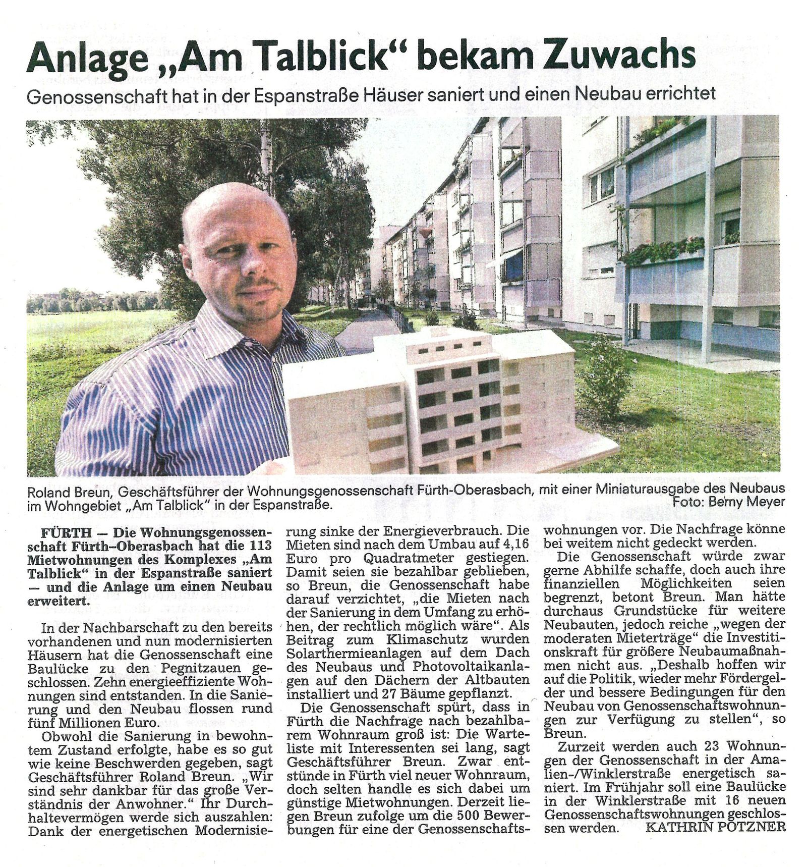 Anlage „Am Talblick“ bekam Zuwachs …