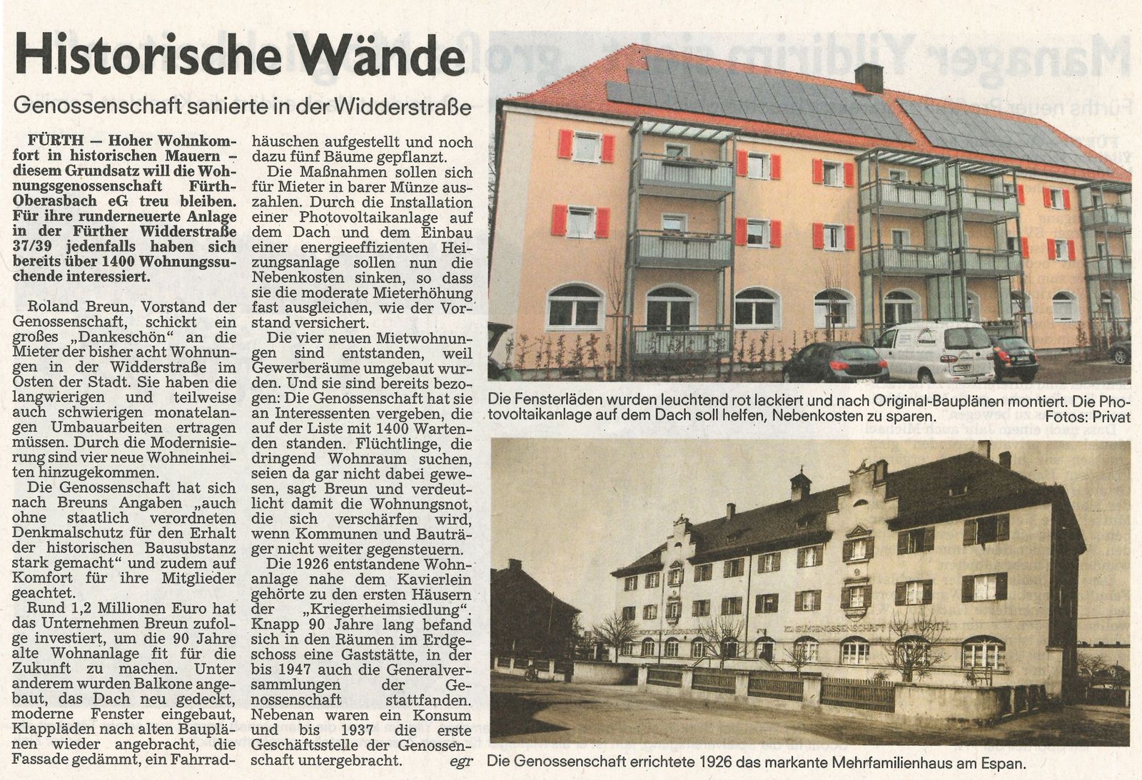 Historische Wände …