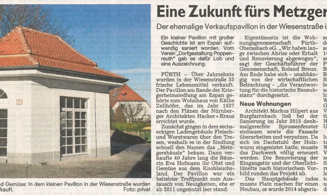 Eine Zukunft fürs Metzgershäusle …