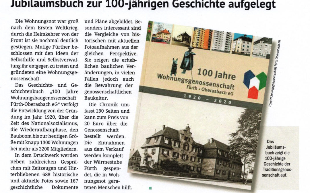 Jubiläumsbuch zur 100-jährigen Geschichte aufgelegt